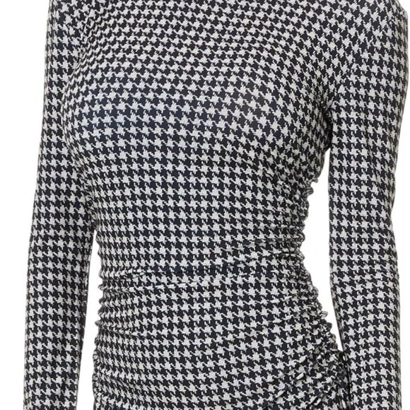 Norma Kamali Women's Long Sleeve Turtleneck Pickleball Dress - Picture 2 of 6